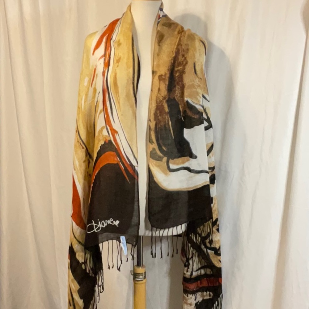Diane Von Furstenberg Print Wrap / Shawl